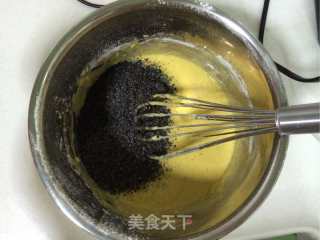 粗粮蛋糕-荞麦黑芝麻戚风蛋糕的做法步骤：4