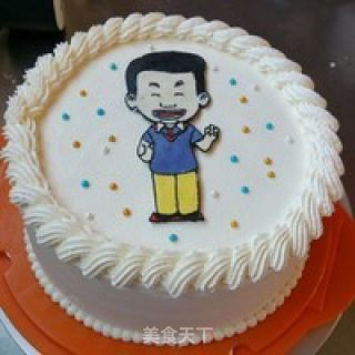 棋格生日蛋糕的做法步骤：7