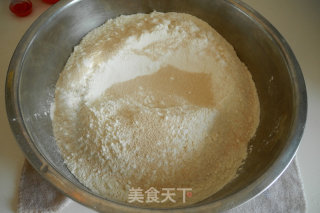 奶香寿桃的做法步骤：1