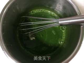 粗粮蛋糕--抹茶荞麦戚风蛋糕的做法步骤：2