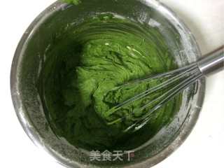粗粮蛋糕--抹茶荞麦戚风蛋糕的做法步骤：3