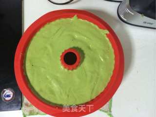 粗粮蛋糕--抹茶荞麦戚风蛋糕的做法步骤：9
