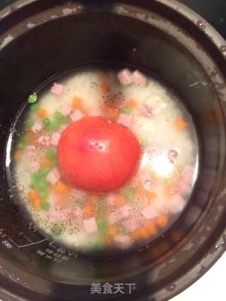 整个番茄饭的做法步骤：2