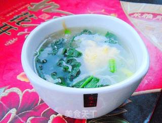 菠菜蛋花汤的做法步骤：8