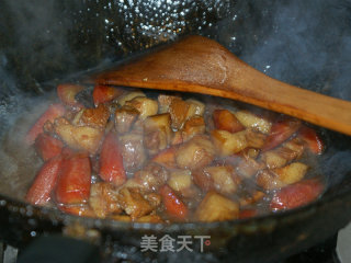 胡萝卜烧肉的做法步骤：7