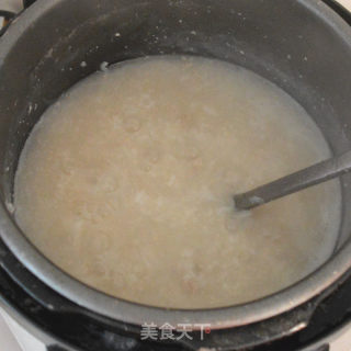 萝卜丝肉末粥的做法步骤：6