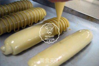 萌萌哒毛毛虫面包的做法步骤：4