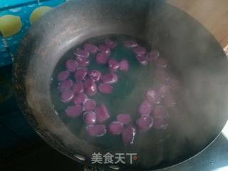 椰奶紫薯芋圆的做法步骤：7