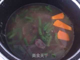 暖阳腊肠焖饭的做法步骤：5