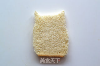 生动的动物造型早餐，夜晚的猫头鹰的做法步骤：1
