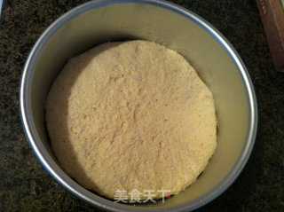 玉米面豆渣发糕的做法步骤：6