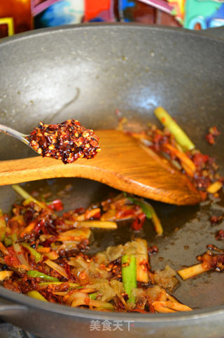 麻辣鲜香的水煮肉片的做法步骤：9