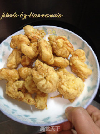 软炸虾仁的做法步骤：9
