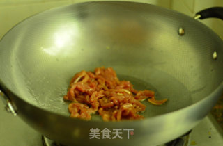 青椒肉丝的做法步骤：8