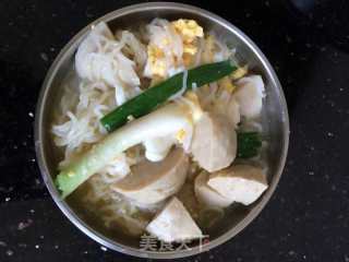 鸡蛋肉丸粉丝的做法步骤：6