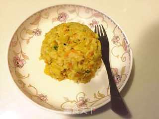 夏威夷风味虾仁菠萝饭的做法步骤：3
