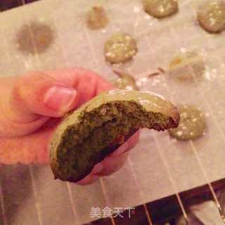 杏仁抹茶饼干的做法步骤：6