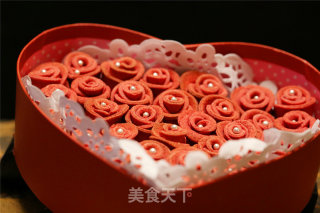 玫瑰花饼干的做法步骤：15