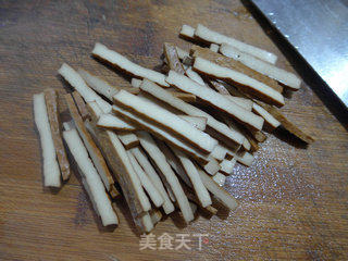里脊肉炒香干的做法步骤：2