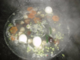 三鲜鸡丸羹的做法步骤：4