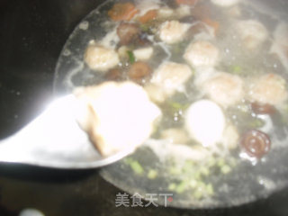 三鲜鸡丸羹的做法步骤：5