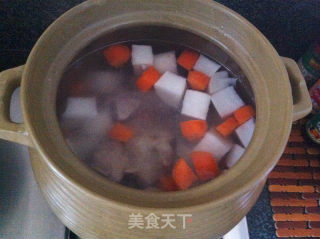 咸骨火腿萝卜汤的做法步骤：7