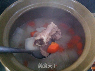 咸骨火腿萝卜汤的做法步骤：9