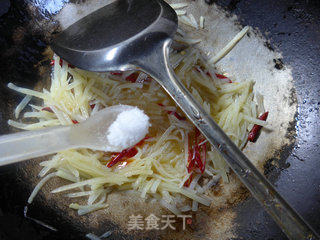 酸辣土豆丝夹馍的做法步骤：10