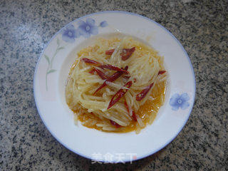 酸辣土豆丝夹馍的做法步骤：13