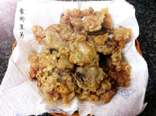 酥炸带骨鸡米花的做法步骤：11