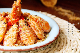 【椰香避风塘炒虾】：极致香酥好味道的做法步骤：13