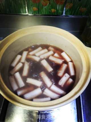 赤豆年糕汤的做法步骤：7