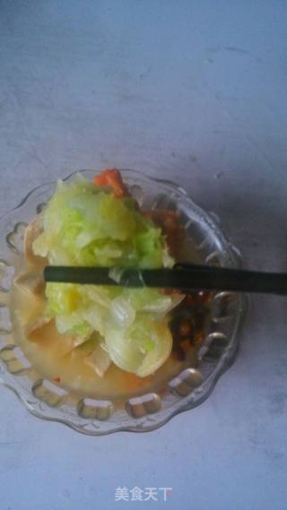 白菜冻豆腐汤的做法步骤：4