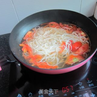 健康无油番茄面的做法步骤：9