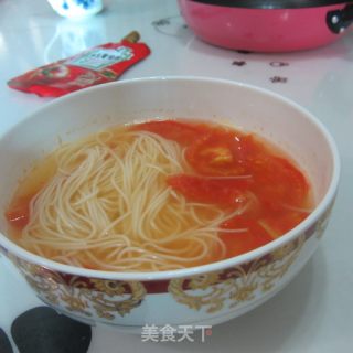 健康无油番茄面的做法步骤：11