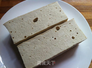 香煎千页豆腐的做法步骤：1