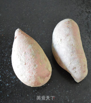 红薯桂花糖水的做法步骤：1
