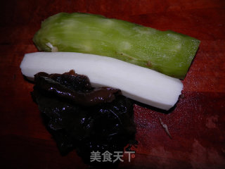 清炒青笋山药的做法步骤：1