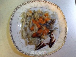 红膏炝蟹的做法步骤：2