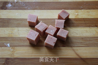 烤火腿豆腐丁的做法步骤：2