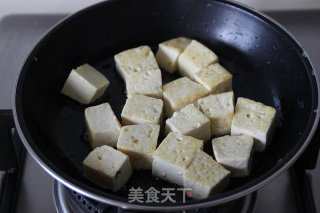 烤火腿豆腐丁的做法步骤：3