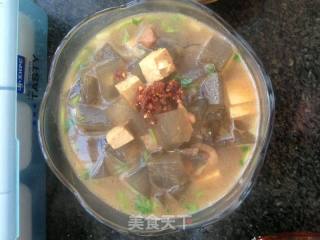 骨汤凉粉的做法步骤：7