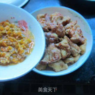 黄剁戚蒸米粉肉的做法步骤：12