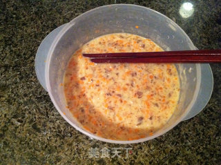 胡萝卜香菇鸡蛋饼的做法步骤：6