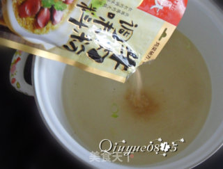 娃娃菜粉丝汤的做法步骤：3