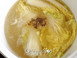 娃娃菜粉丝汤的做法步骤：5