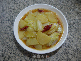 土豆炒白菜的做法步骤：11