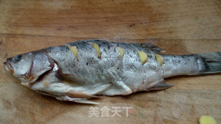 葱油鲈鱼的做法步骤：3