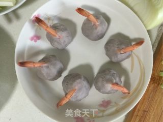 芋泥虾球的做法步骤：10
