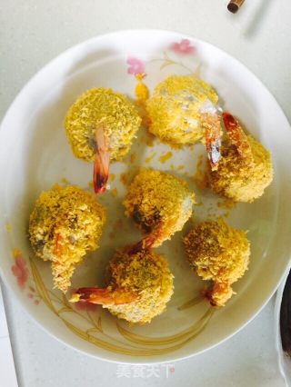 芋泥虾球的做法步骤：13